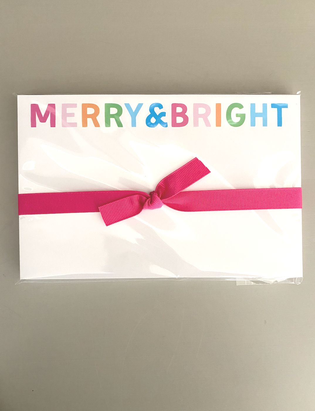 Donovan Designs Merry & Bright Holiday Pudgy Notepad