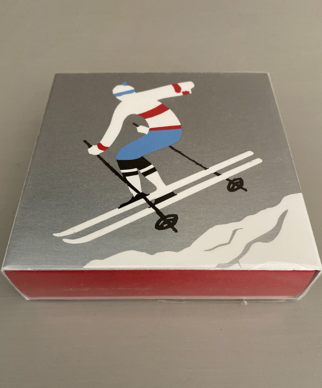 The Skier | Square - Christmas Matches