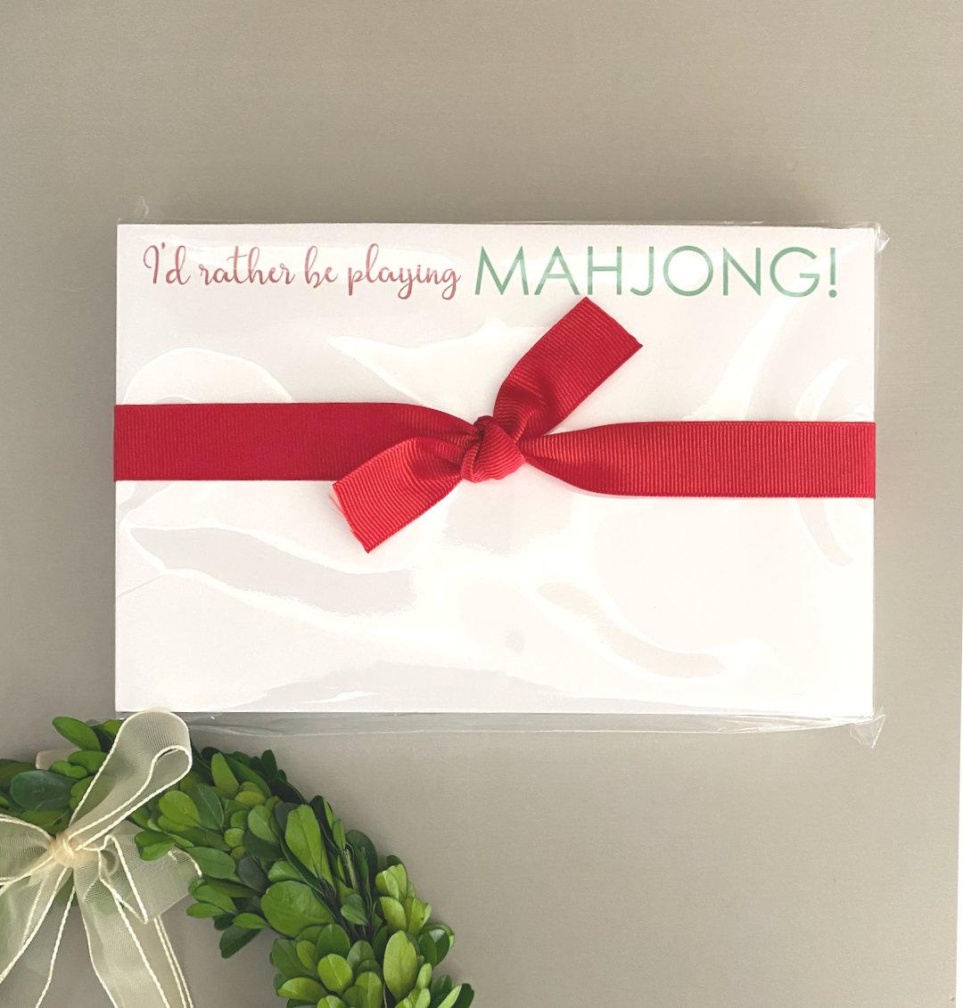 Donovan Designs Rather Mahj Big & Bold Notepad