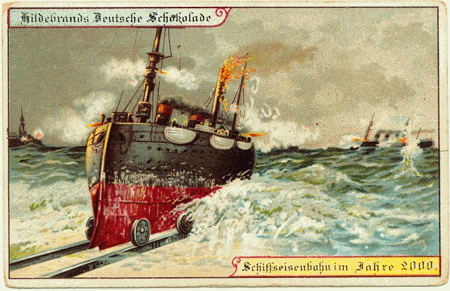 Combined Ship and Railway Locomotive