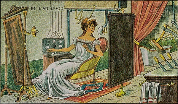 Lady in Her Bathroom