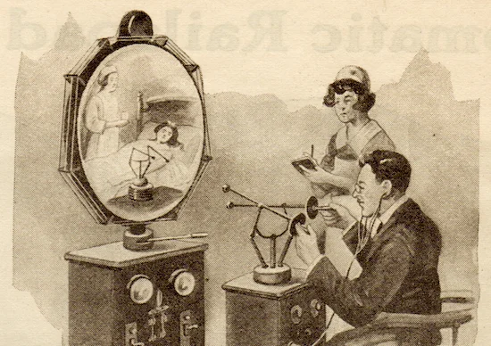 The doctor of the future examines a patient, 1925 ( Novak Archive )