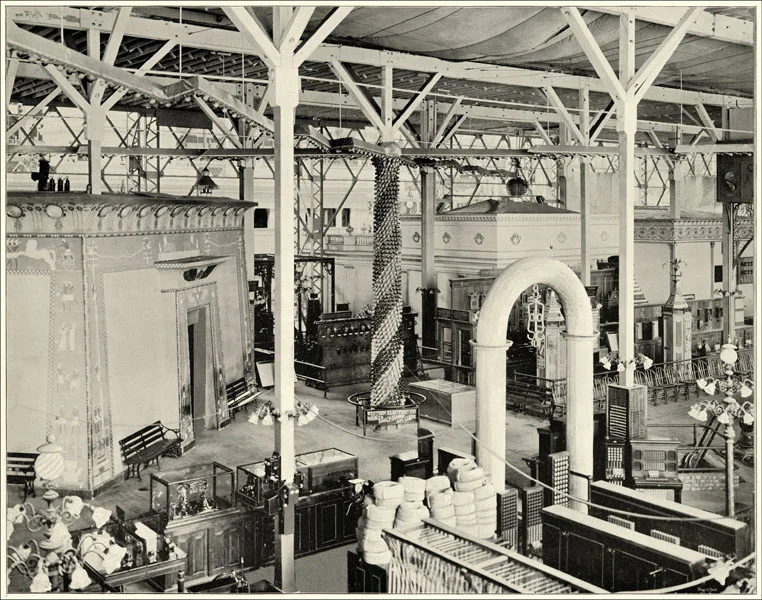 Western Electric Company's Egyptian Temple from the Field Museum