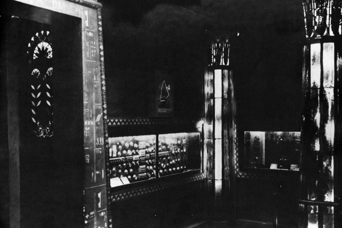 Egyptian Temple's interior, scanned from the book The Chicago World's Fair of 1893: A Photographic Record by Stanley Appelbaum