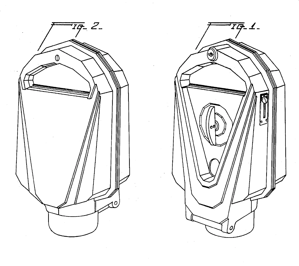 Patent of Magee's 1935 parking meter from Google Patents