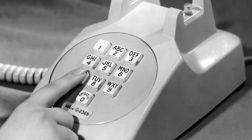 Історія створення телефону - кнопковий телефон |Фото: https://paleofuture.com
