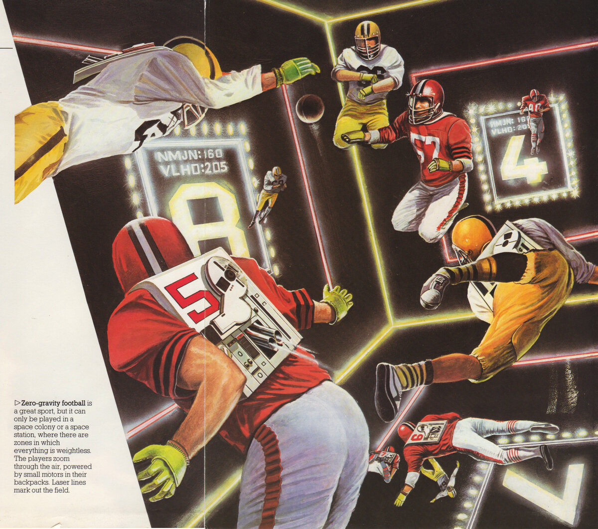 Future sports. Печатная реклама «Zero Gravity» в 1988 году.