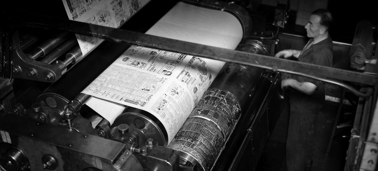 How Were Newspapers Printed In The 1920s