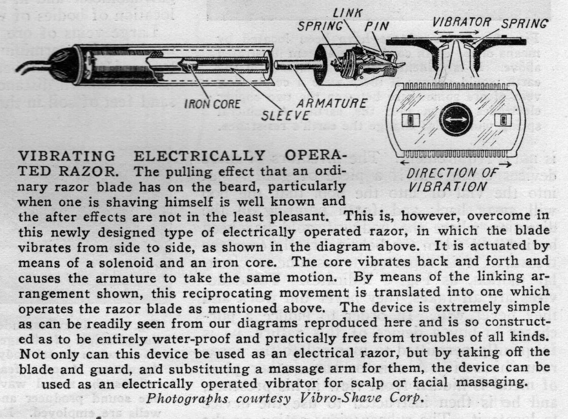 The First Razor This Was An Electric Razor (And Face Massager!) in 1926 — Paleofuture