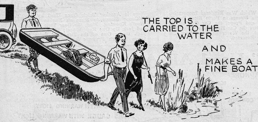 This Ingenious Car From 1923 Turned Into a Boat