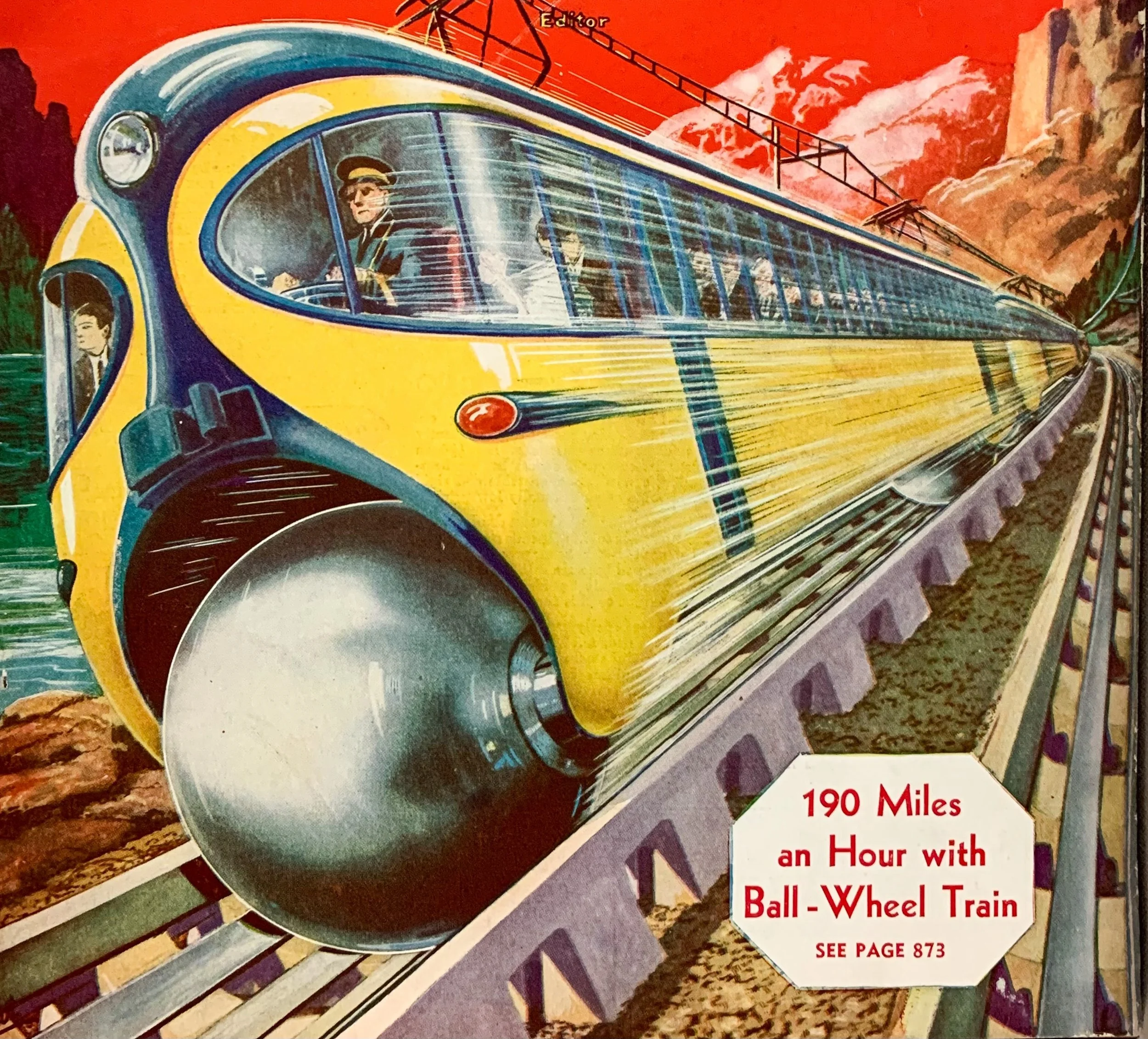 This Ball-Wheel Train of 1933 Was the Future of Transportation ...