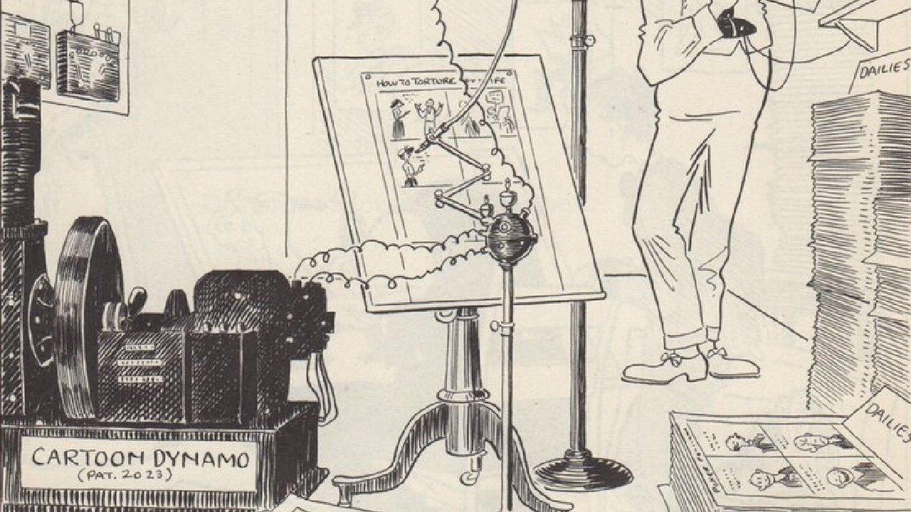 This Amazing 1923 Cartoon Accurately Predicted the AI Art of the Year 2023  — Paleofuture