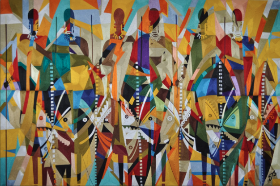 ‘6 Maasai Warriors’ by Prince Duncan-Williams