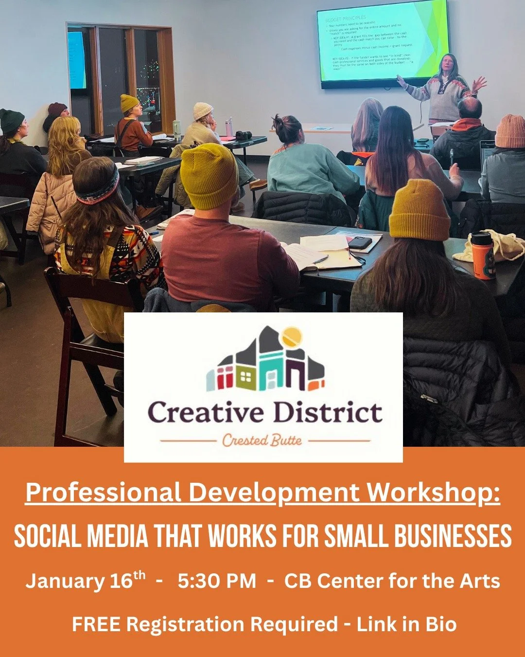 Led by local marketing professional Rob Strickland, this workshop will teach small creative business owners how to use social media in a way that&rsquo;s strategic, sustainable, and actually gets seen. Learn what to post, how often to post, and how t