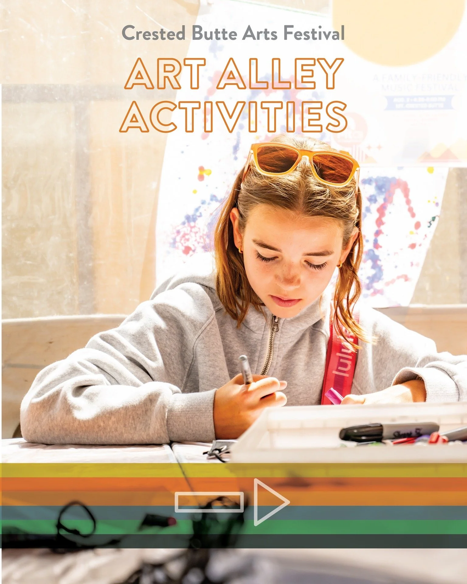 Who's ready to get their art on? 🎨 We're talkin' kids and kids-at-heart, unite! Come hang out at the Art Alley tent during the festival weekend and create your own masterpiece . Best part? It's FREE! When: Sat 10am-6pm, Sun 10am-5pm. Where: 6th St P