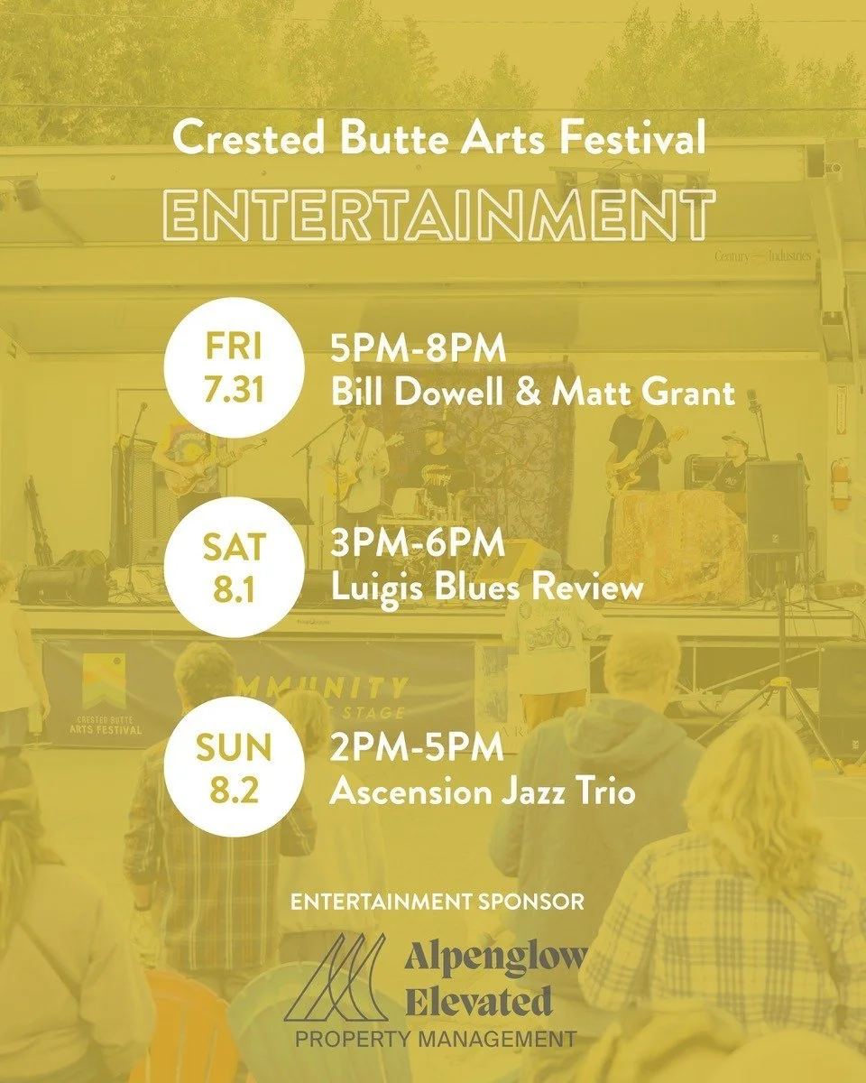 Get ready to bust a move, everyone! 🕺 We've got a jam-packed festival weekend ahead, featuring the cr&egrave;me de la cr&egrave;me of local musicians. Make sure to hit Elk Ave &amp; 3rd St for a weekend of non-stop entertainment, courtesy of our fab