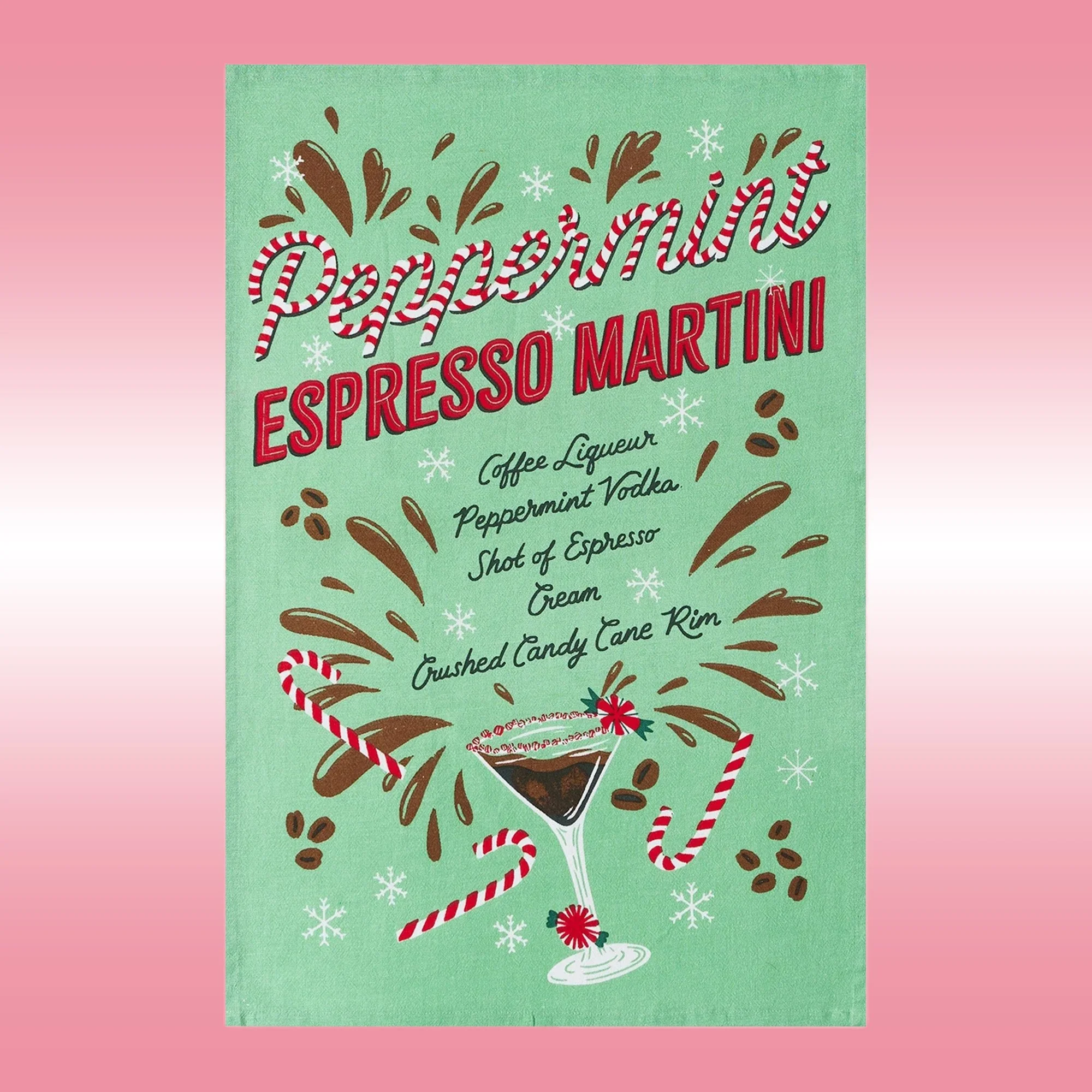 Peppermint Espresso Martini Printed Floursack Dishtowel Unfolded.jpg