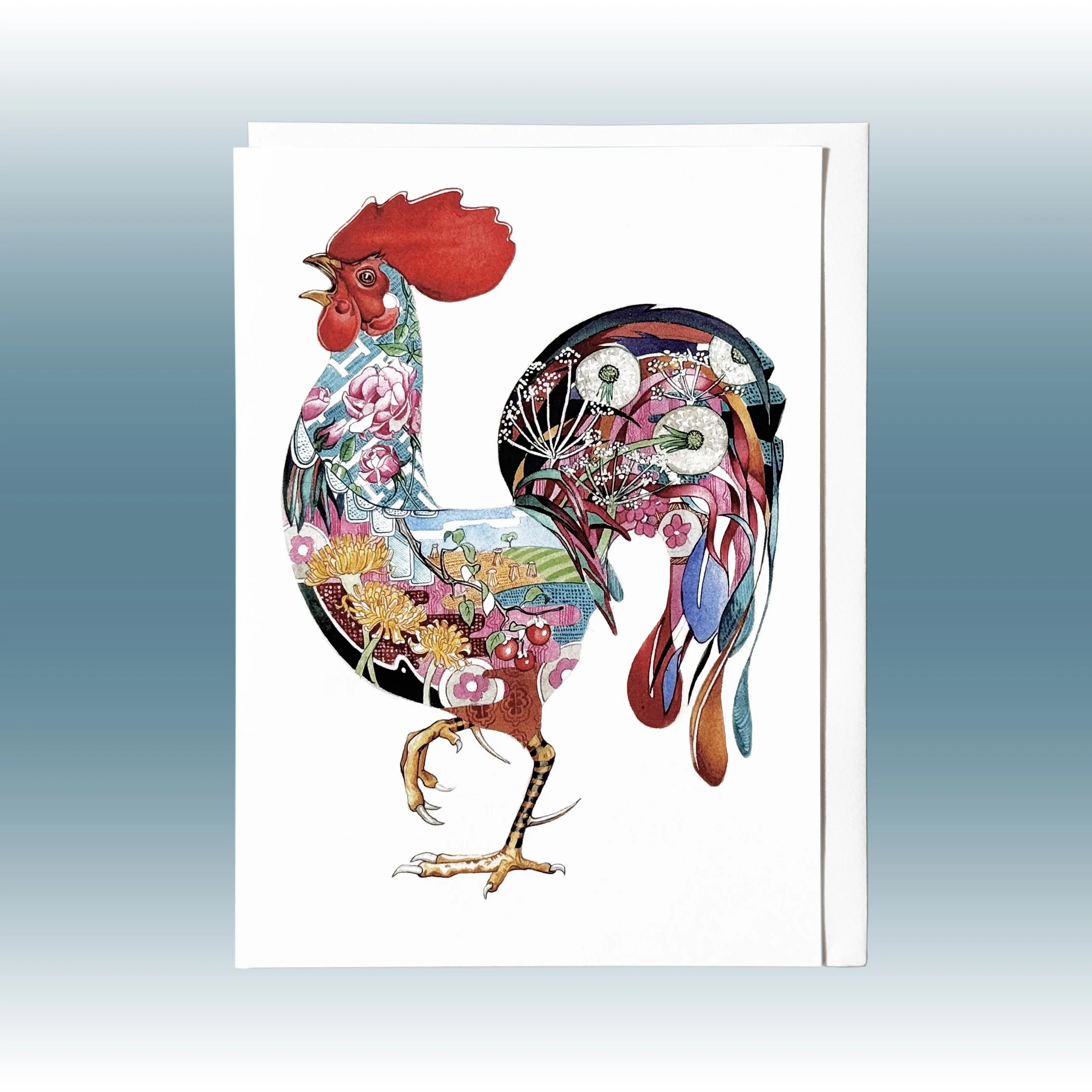 IMG_4949 Rooster Greeting Card - The DM Collection.jpg