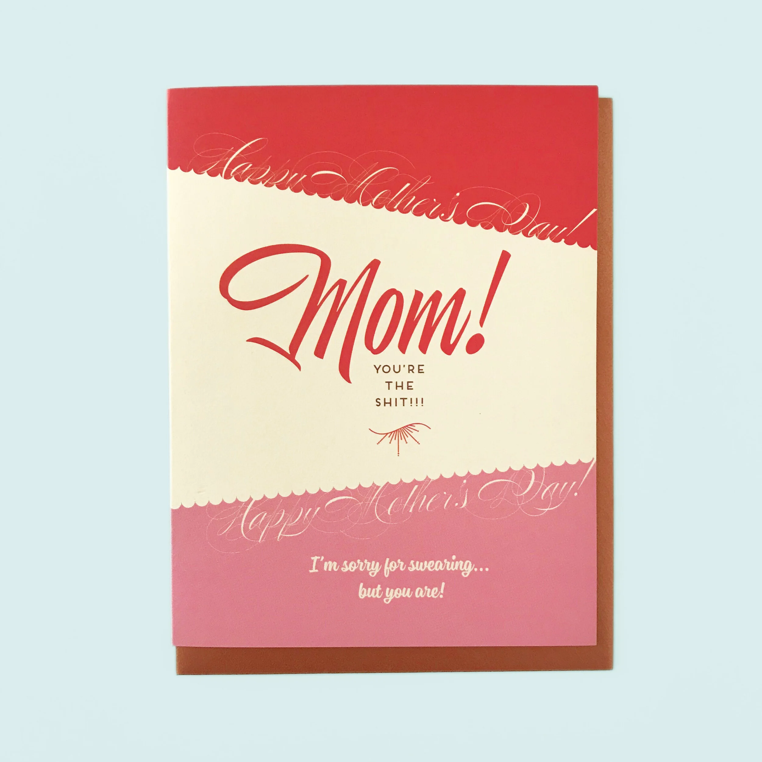 Mom Youre the Shit Mothers Day Card Offensive + Delightful.jpg