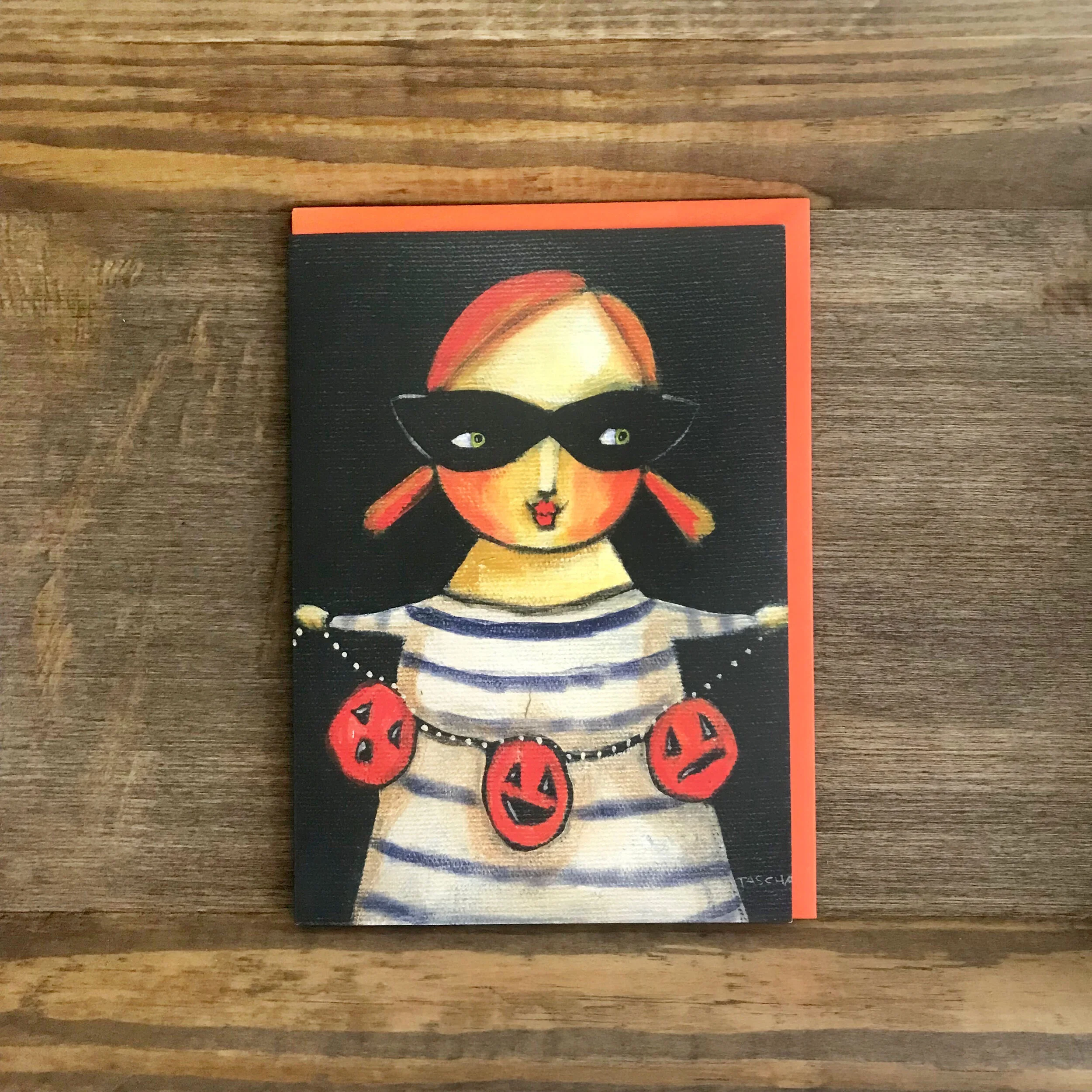 Pumpkin Girl Halloween Card - Allport Editions.jpg