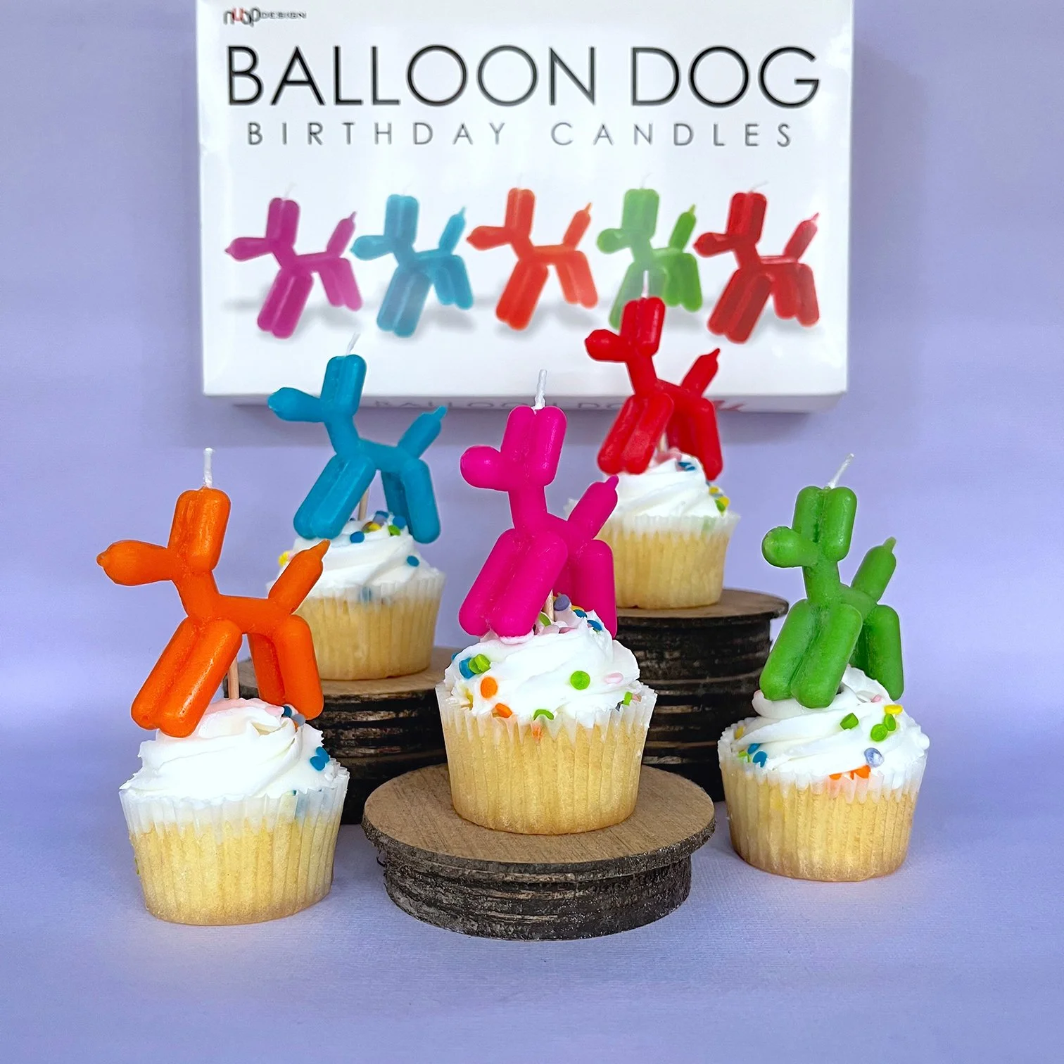 Balloon Dog Birthday Candles — Divertido