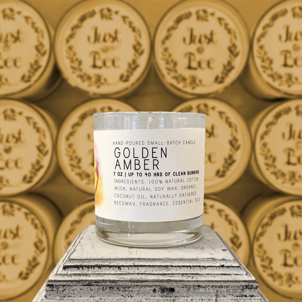 Golden Amber Soy Candles — Divertido - Main Image
