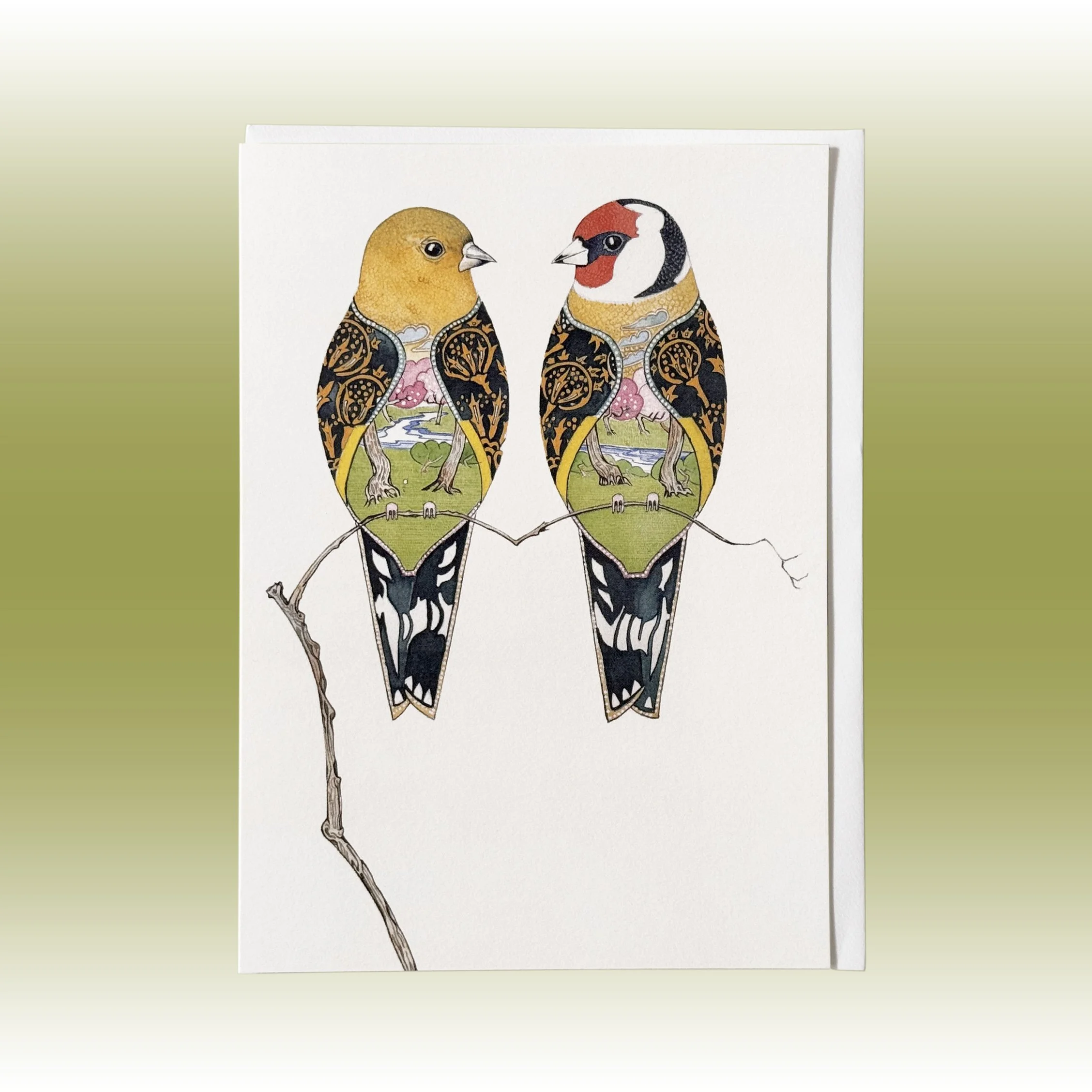 IMG_4937 Goldfinches  Greeting Card - The DM Collection..jpg