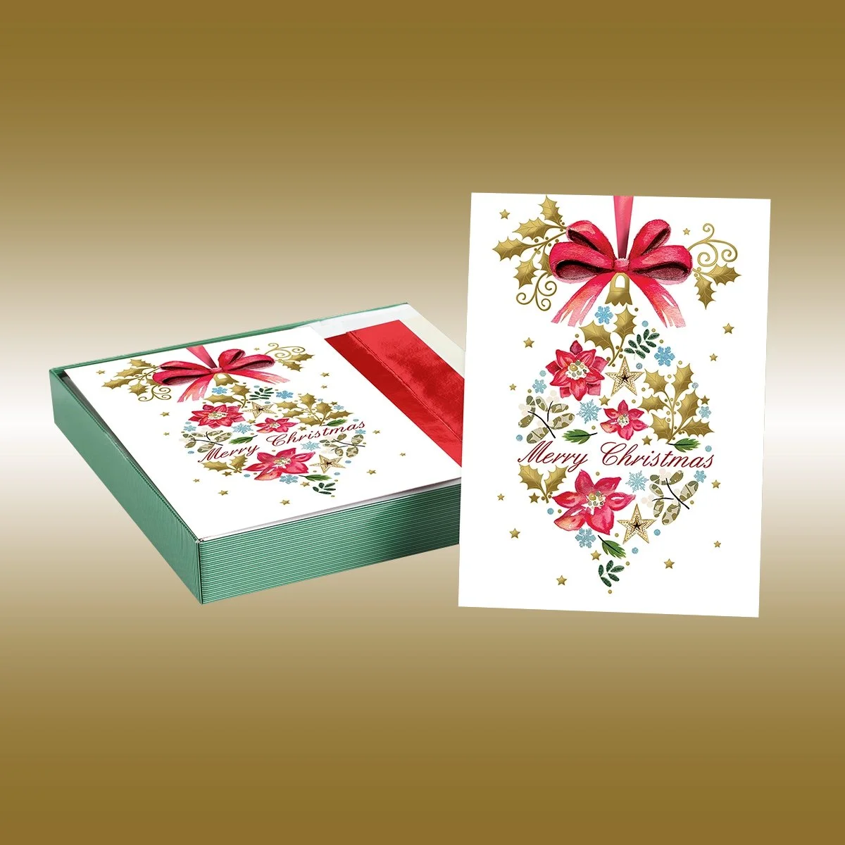Vintage Ornament Boxed Holiday Cards
