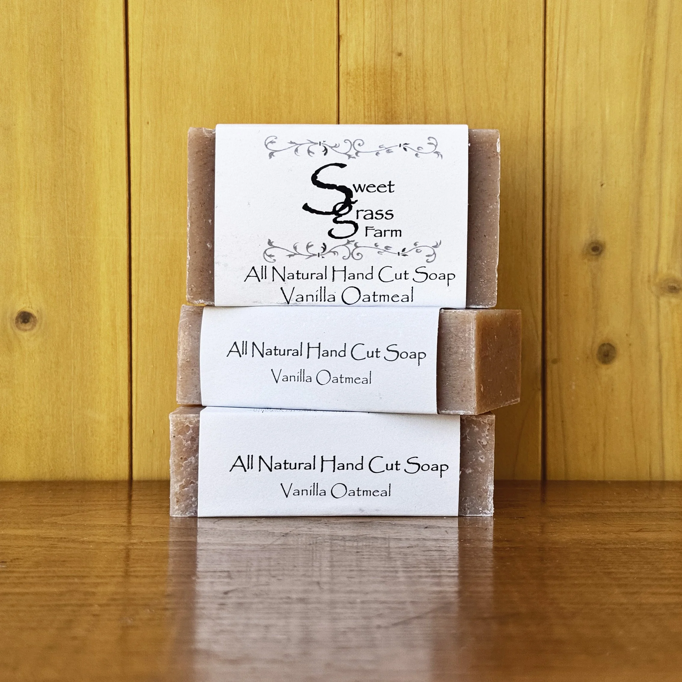 IMG_4408 Hand Cut Bar Soap - Vanilla Oatmeal - Sweet Grass Farm.jpg