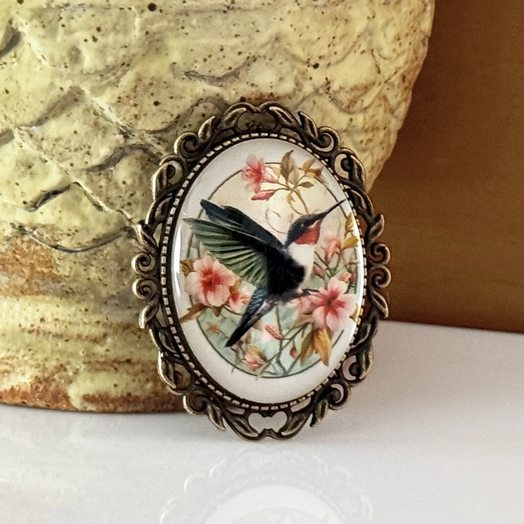 IMG_2487 Hummingbird Art Nouveau Large Oval Brooch copy.jpg