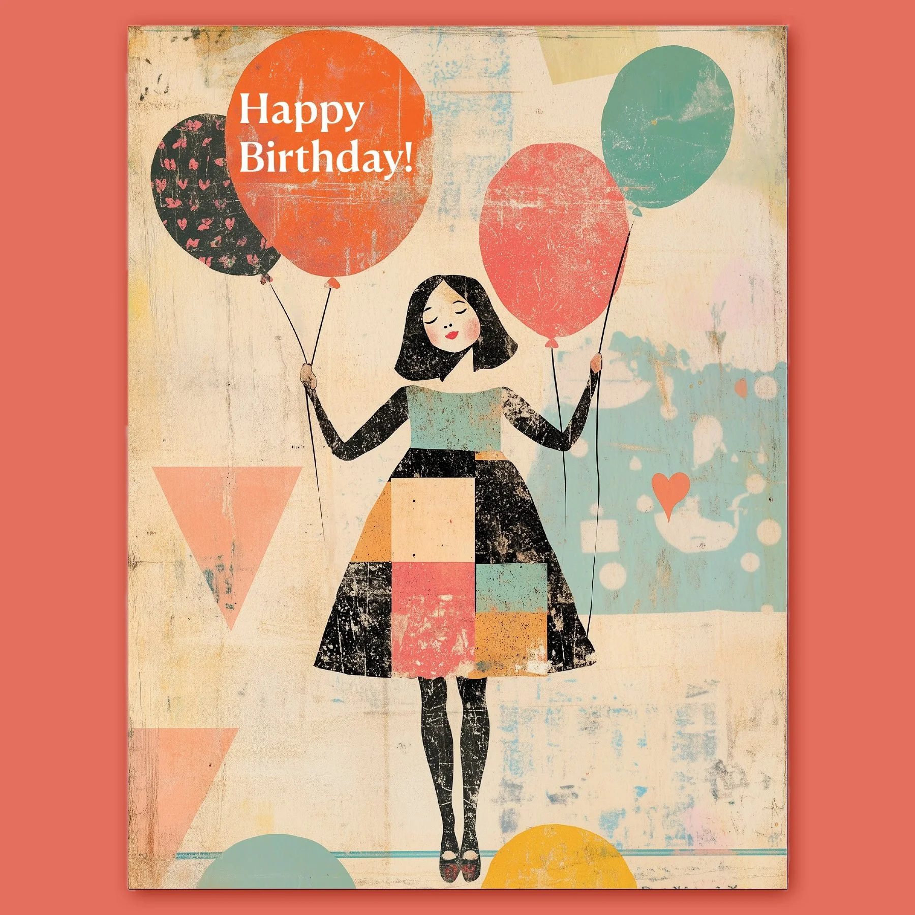 Balloons For You Birthday Greeting Card