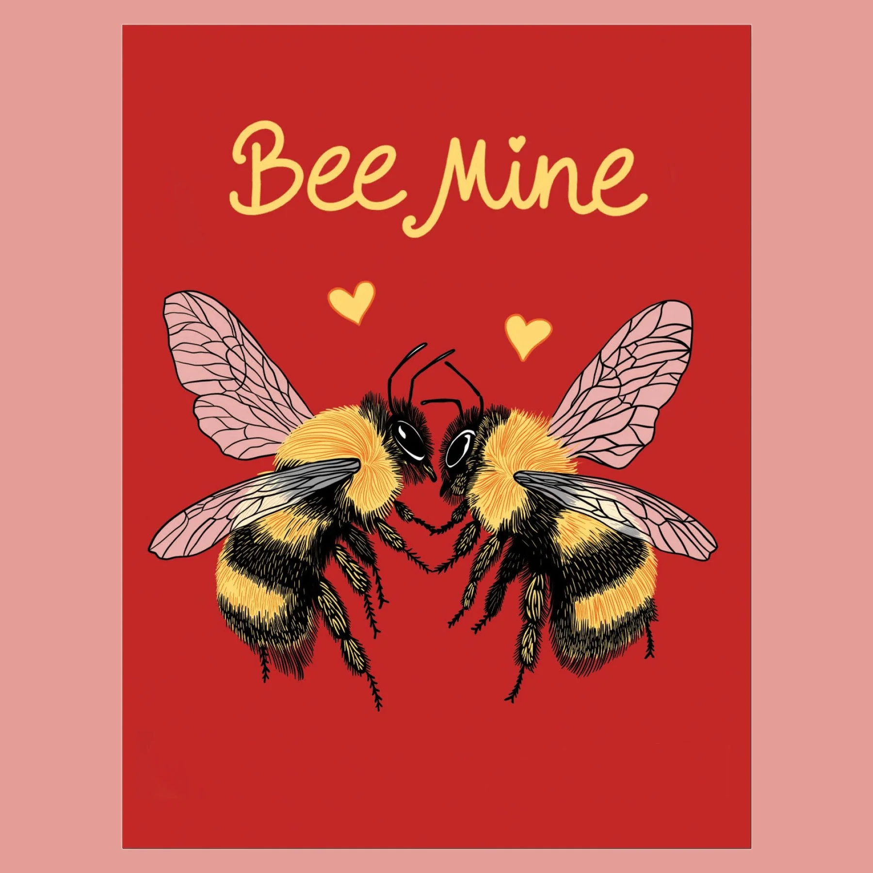 Bee Mine Love Greeting Card