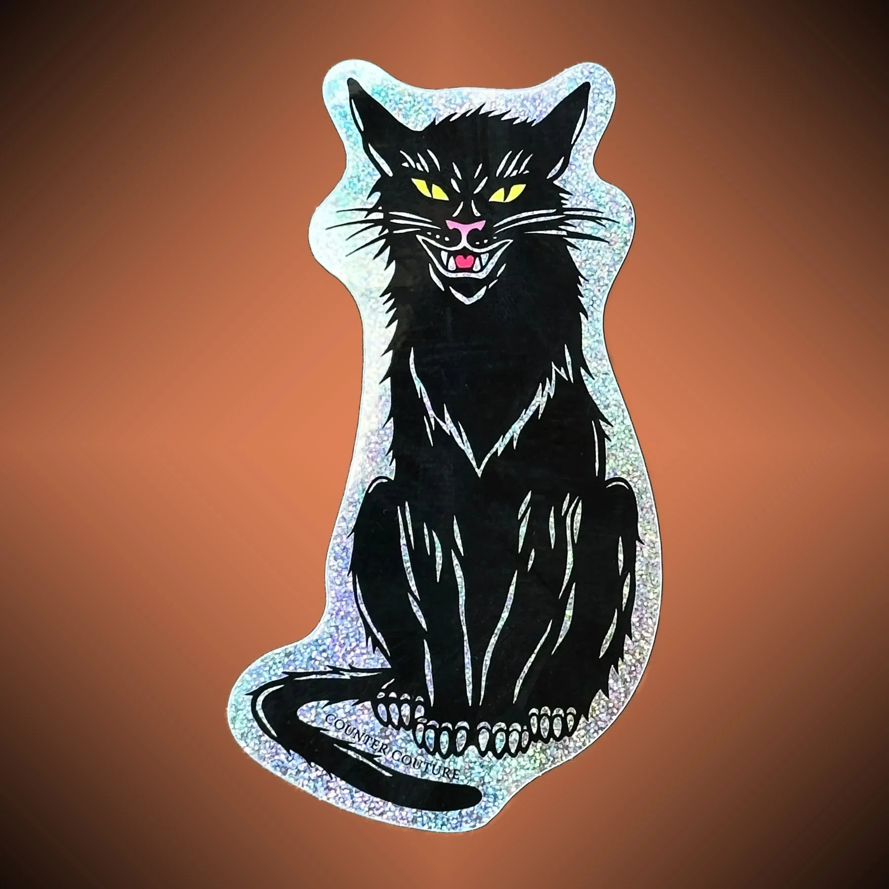Vinyl Sticker, Black Cat — Weatherproof Halloween Decal - Counter Couture.jpg