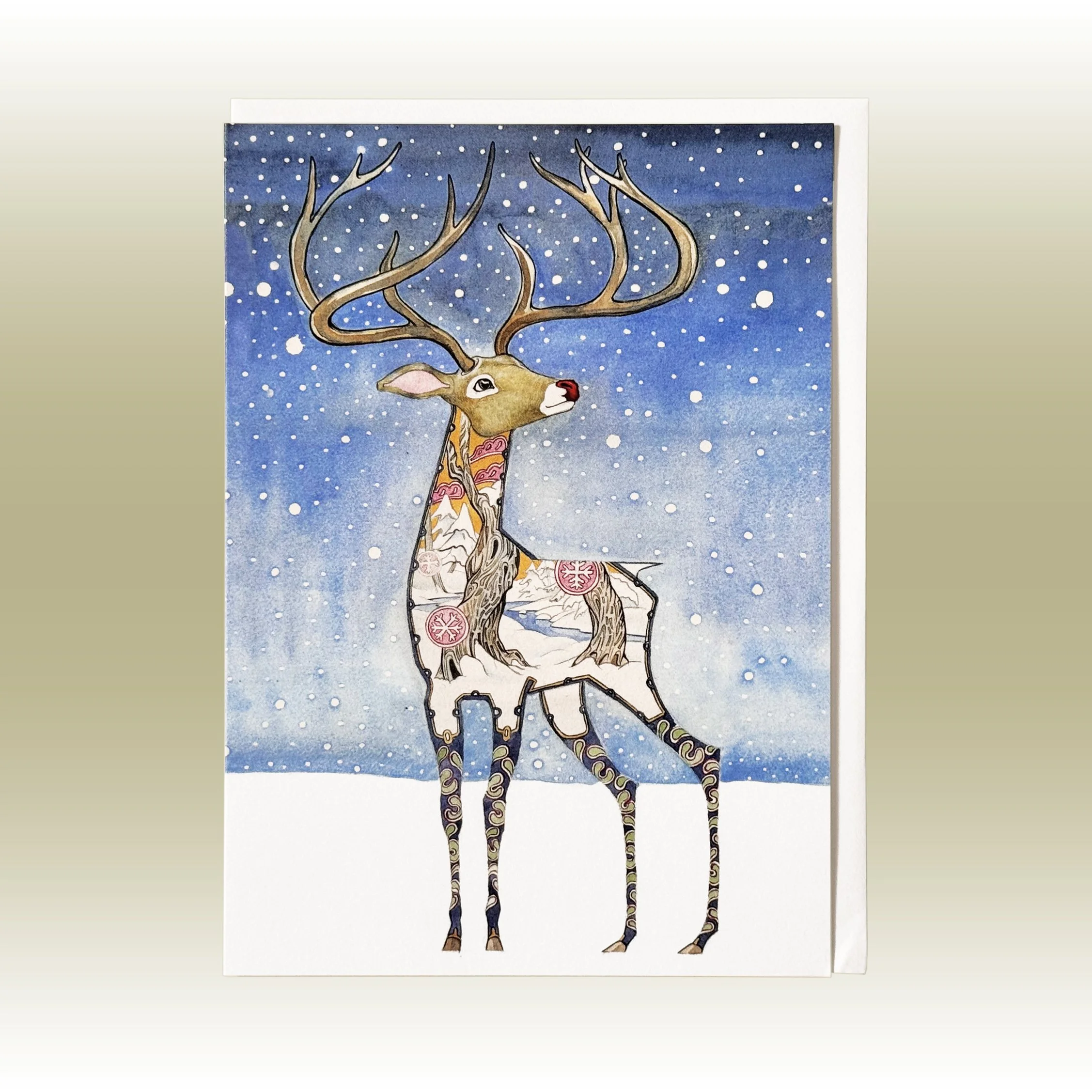 IMG_4946 Rudolph Greeting Card - The DM Collection.jpg