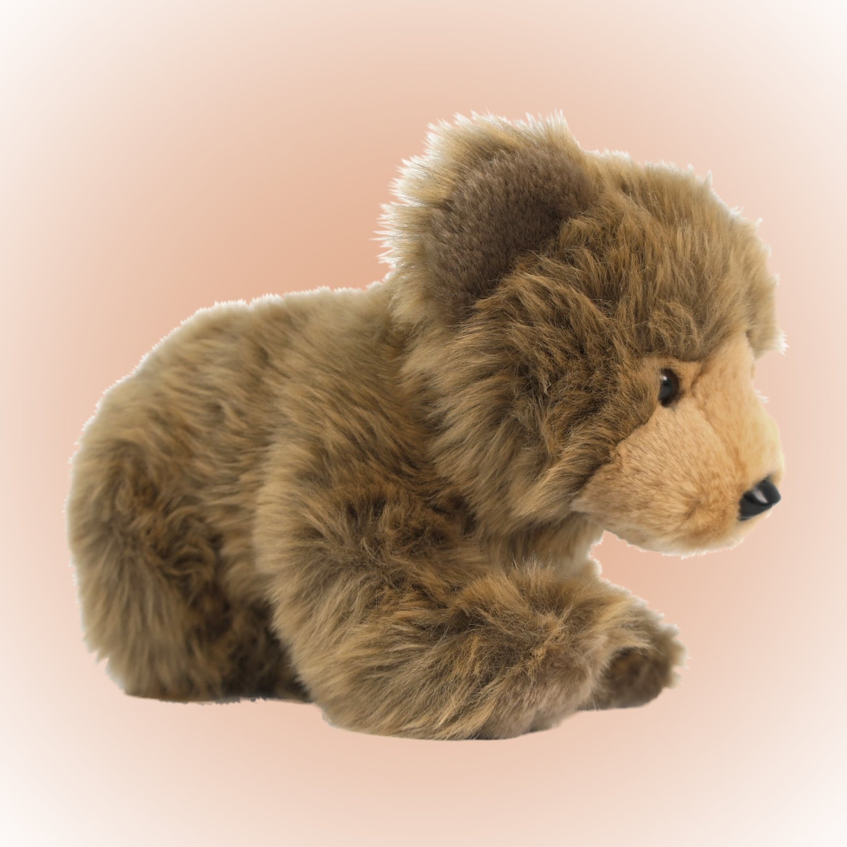 Borya the Baby Grizzly Bear | 10 Inch Stuffed Animal Plush | By Tigerhart Toys Side.jpg