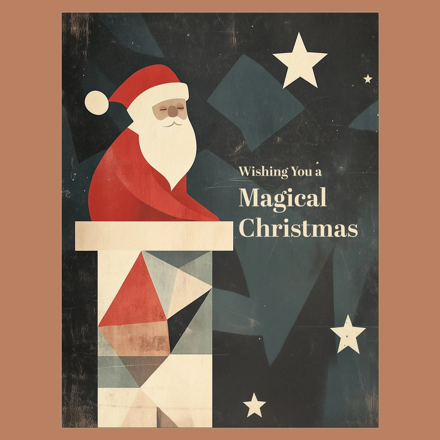 Magical Christmas Greeting Card