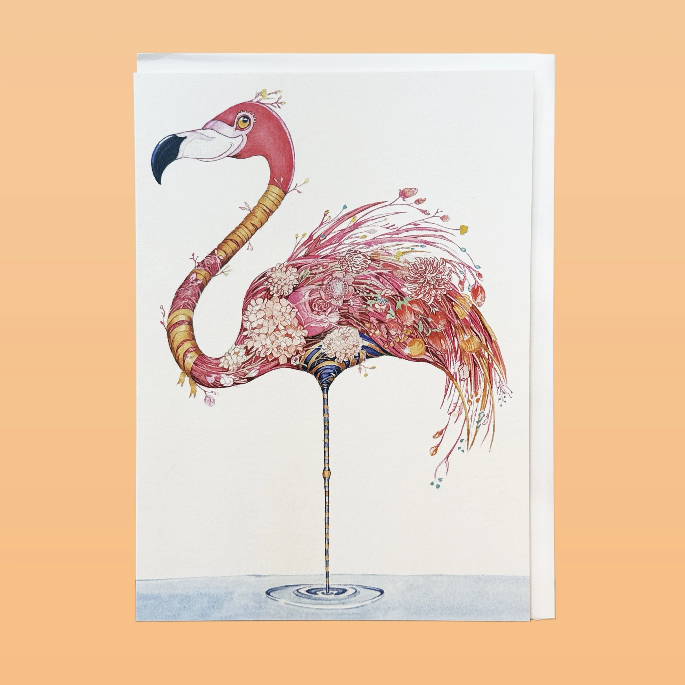 Flamingo Greeting Card