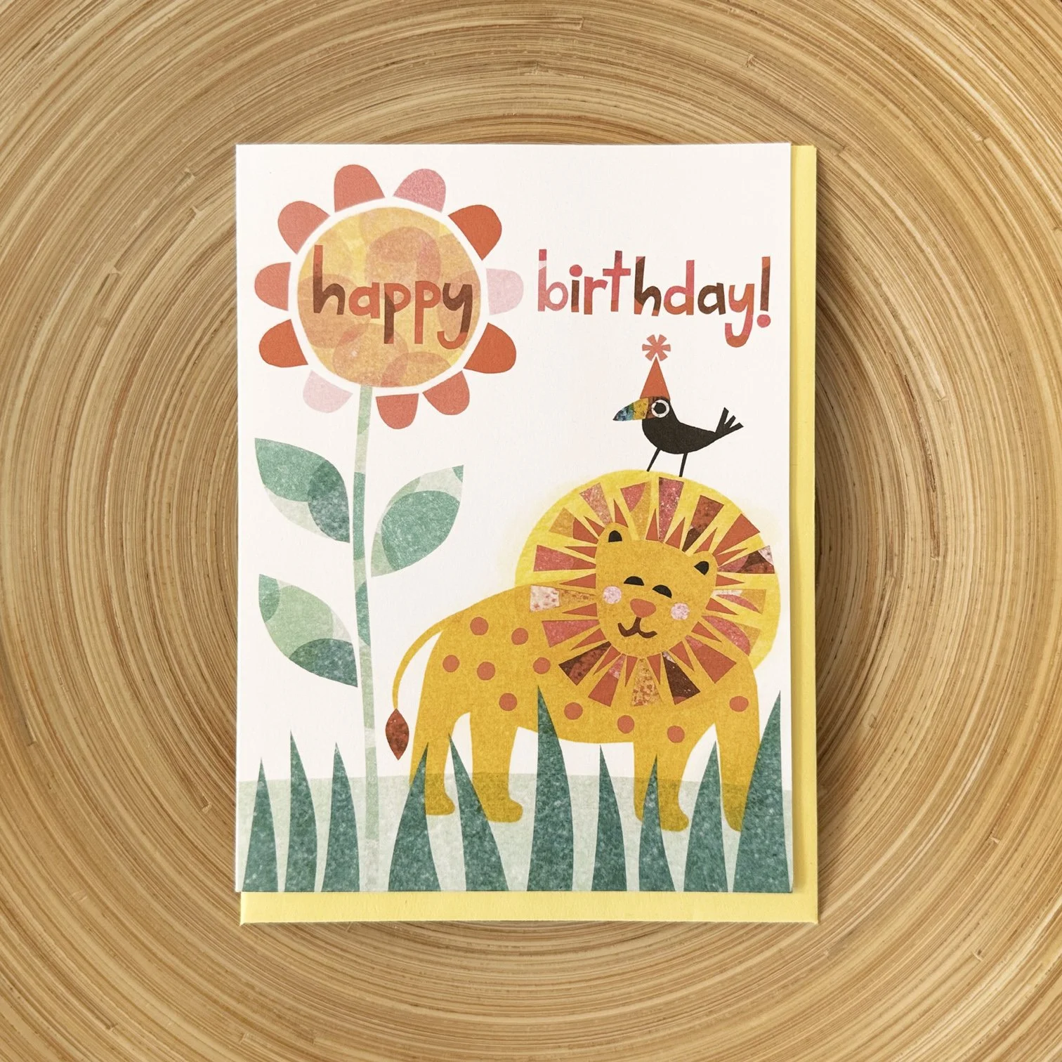 IMG_1612 Red Hat Bird and Lion Birthday Card - Allport Editins.jpg
