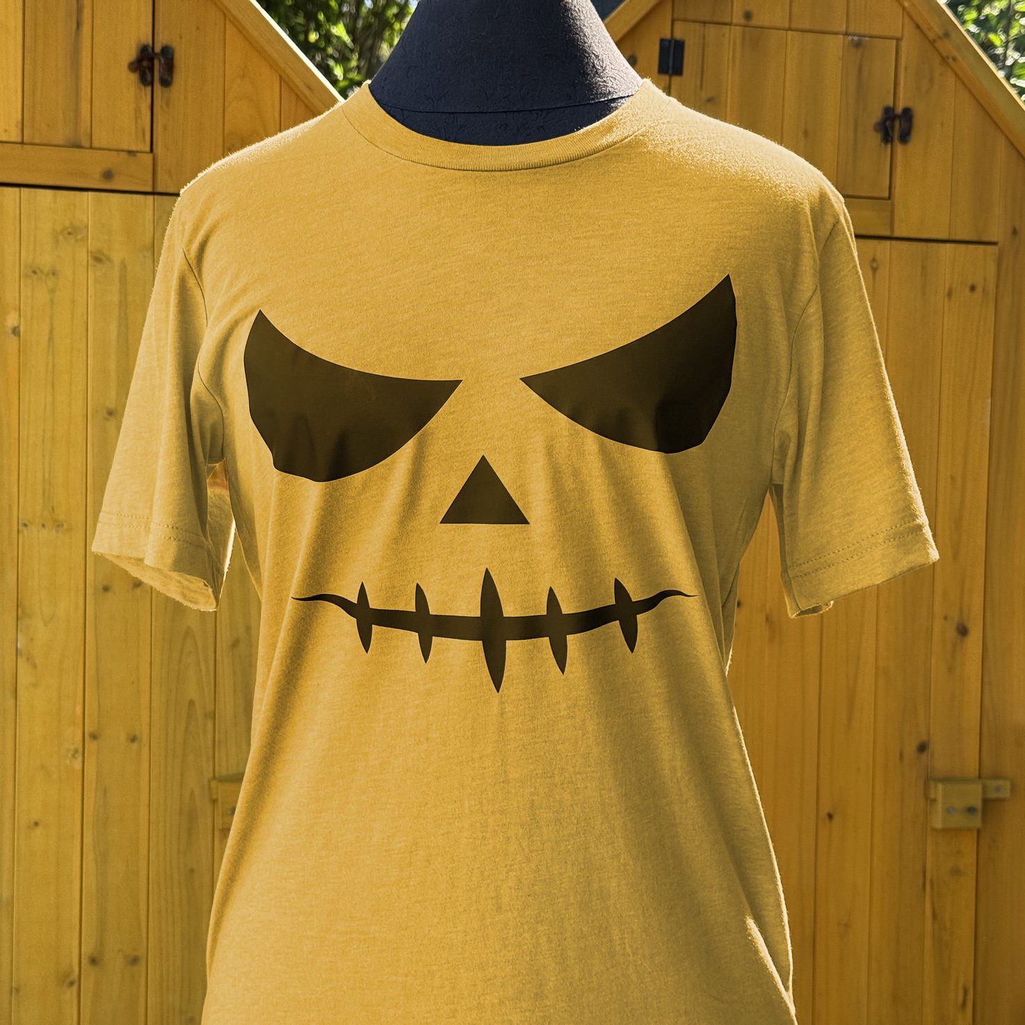 Holloween Pumpkin Face T-Shirt.jpg