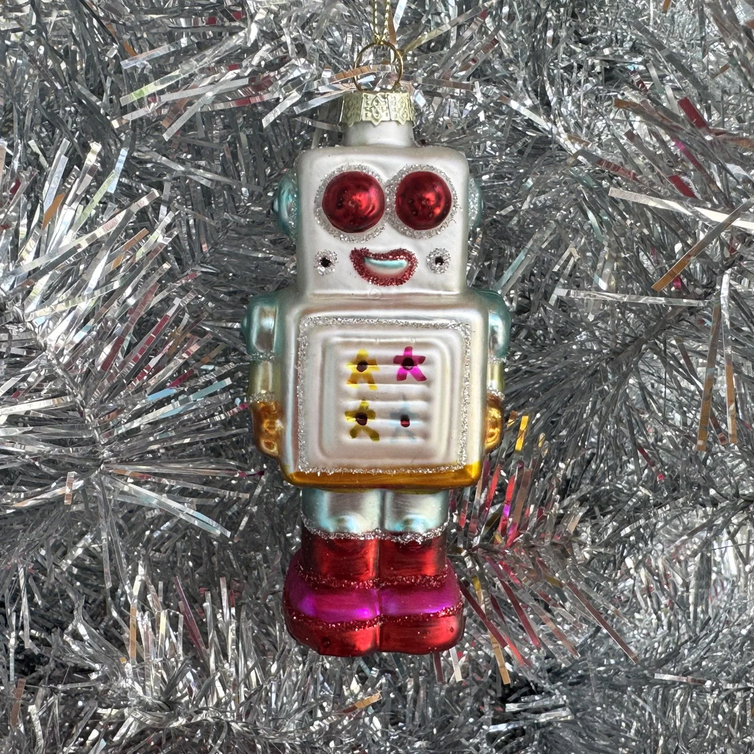 Sale Robot Christmas Ornaments Vintage Handmade - Chive.jpg