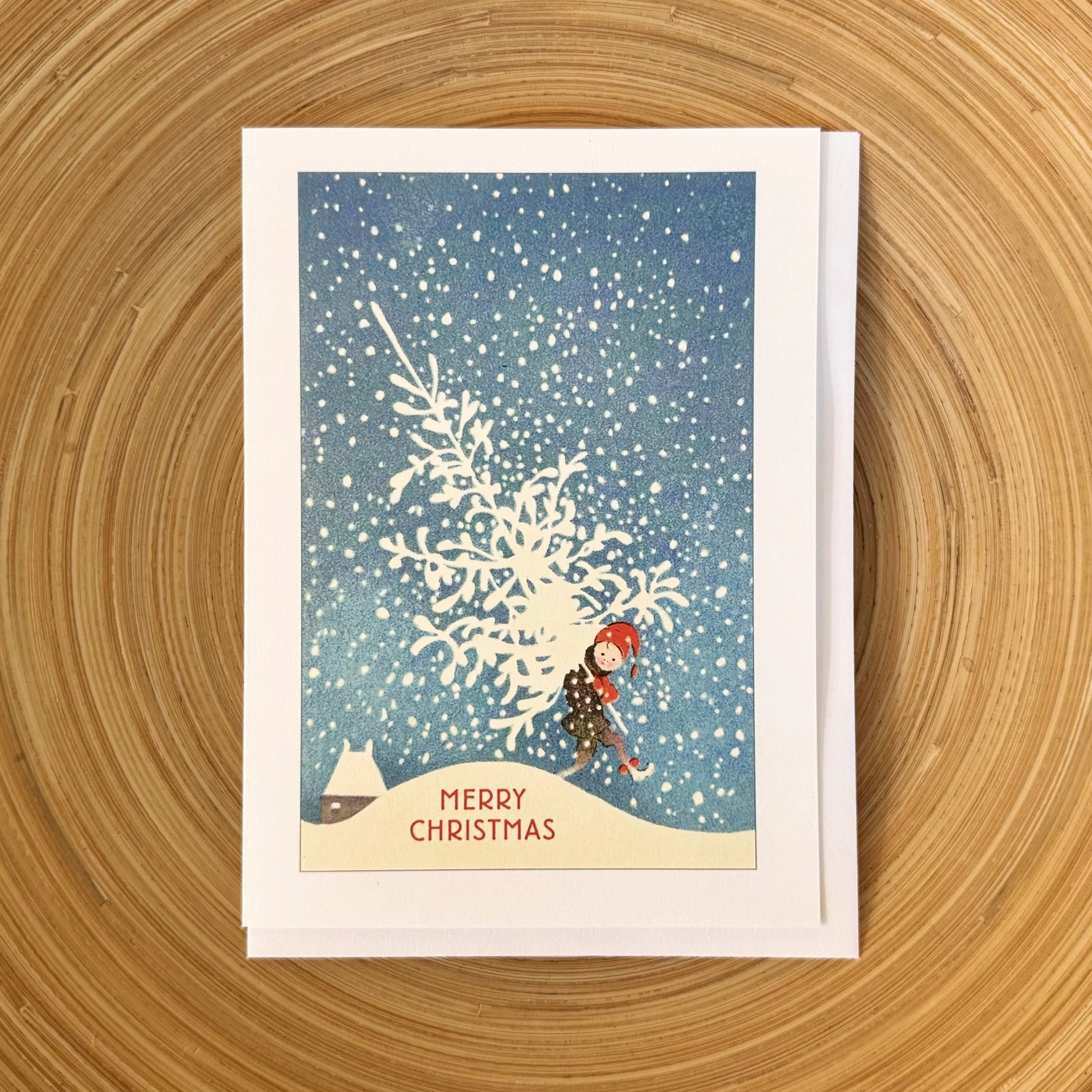 IMG_1626 Little Boy Carrying Christmas Tree Found Image Press.jpg