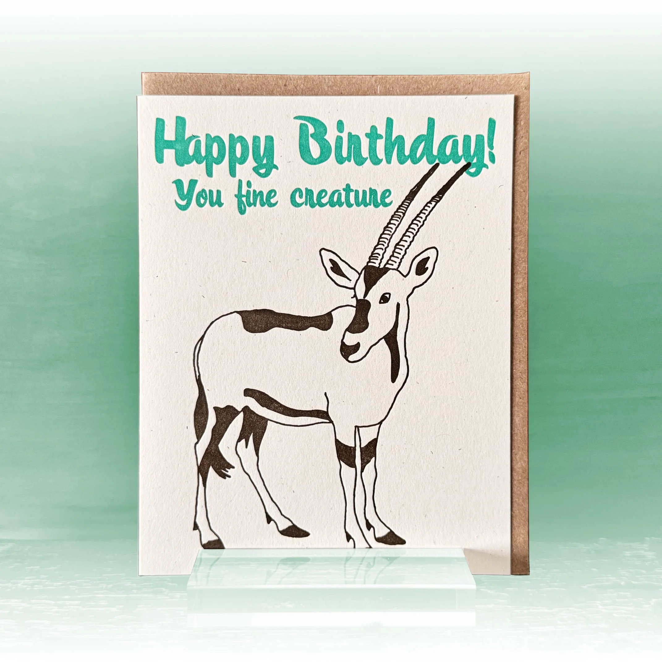IMG_2639 You Fine Creature Birthday Card - Lady Pilot Letterpress.jpg