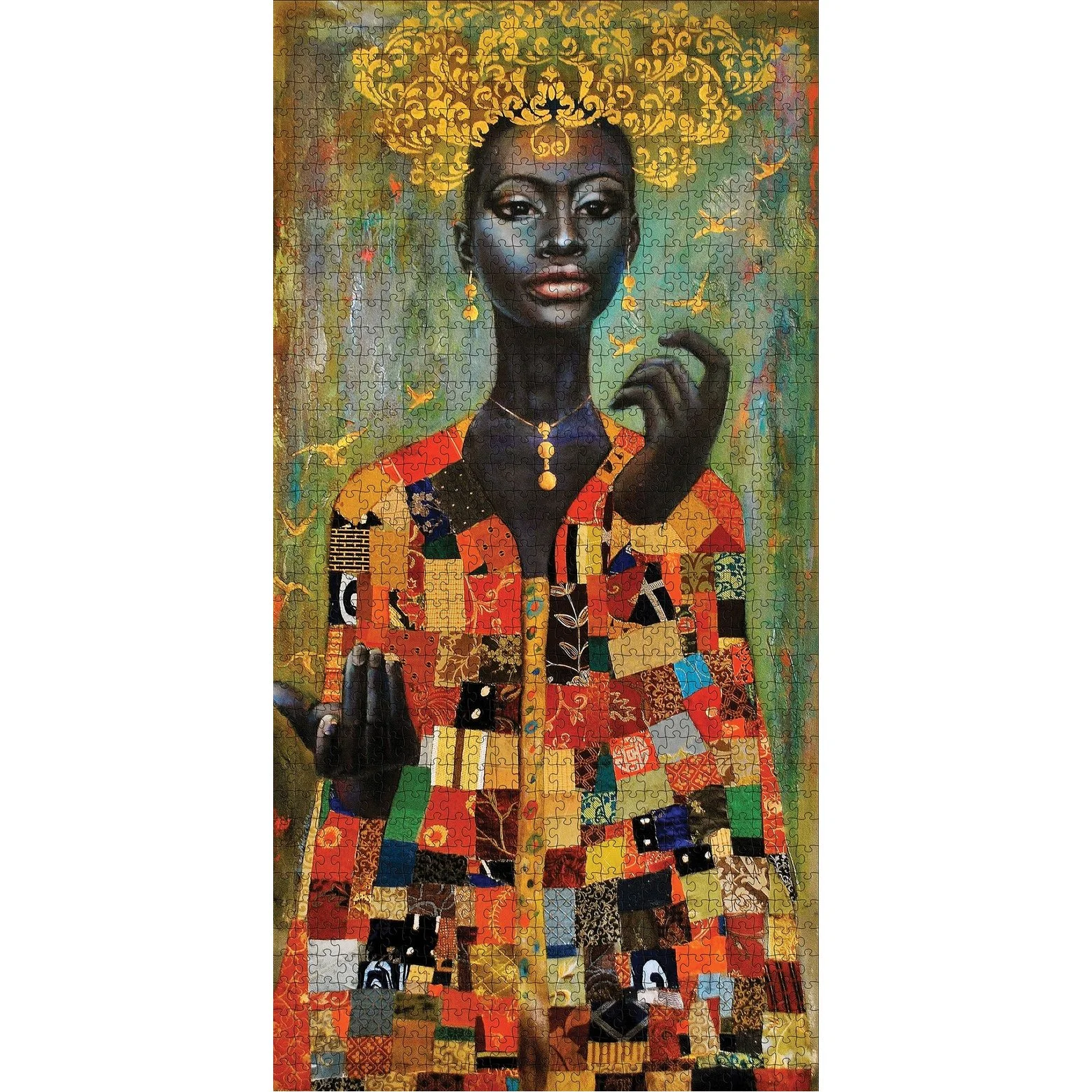 Tamara Madden- Her Coat of Many Colors 1000-Piece Jigsaw Puzzle* - Pomegranate.jpg