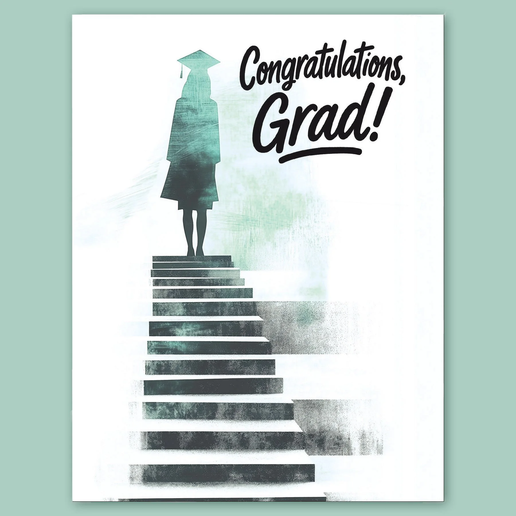 "Steps Ahead" Grad - Greeting Card - Paper Slam.jpg