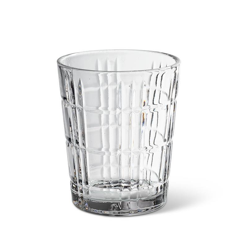 Panel Facet Tumbler-4"H(12oz) Clear.jpg