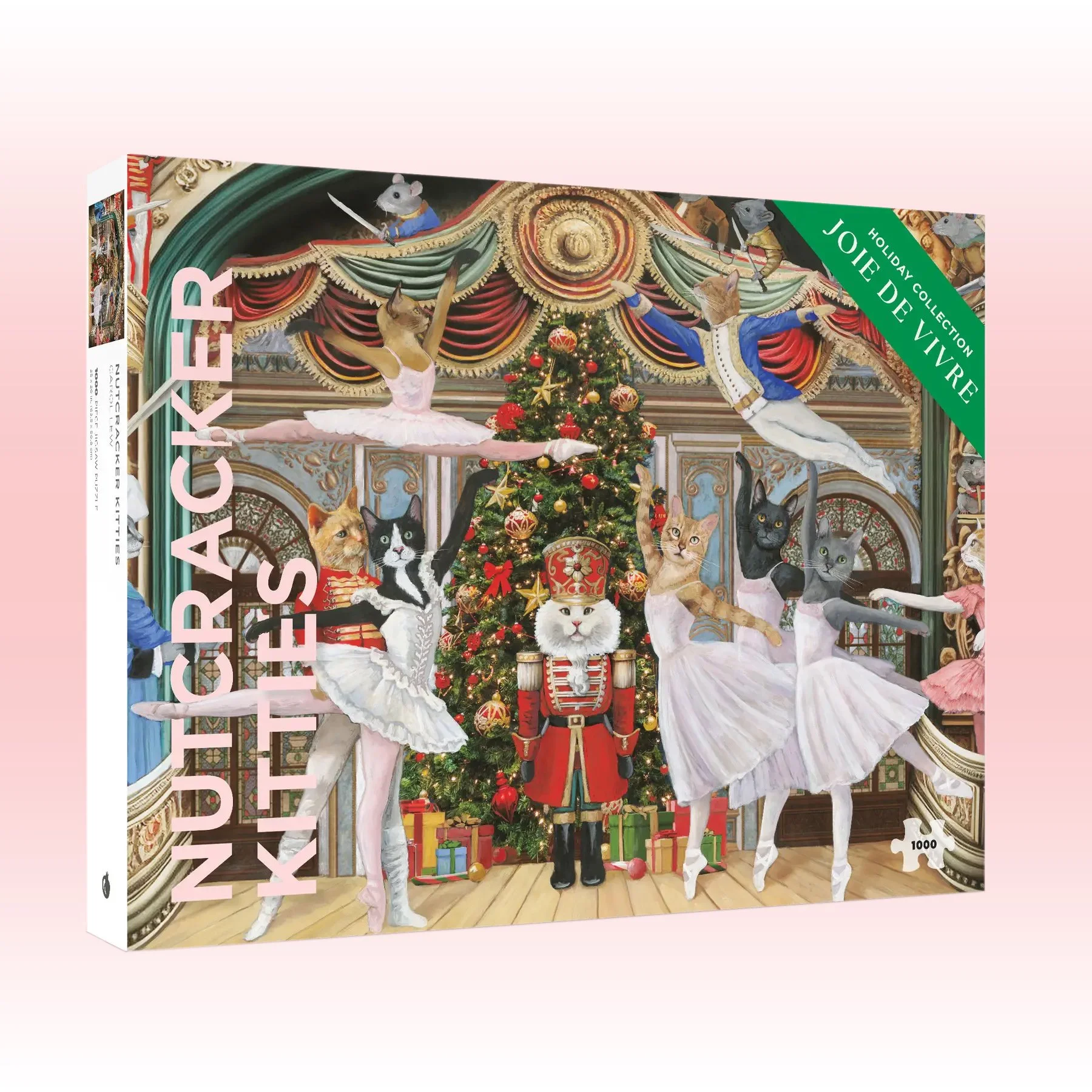 Carol Lew- Nutcracker Kitties 1000-Piece Jigsaw Puzzle - Pomegranate.jpg