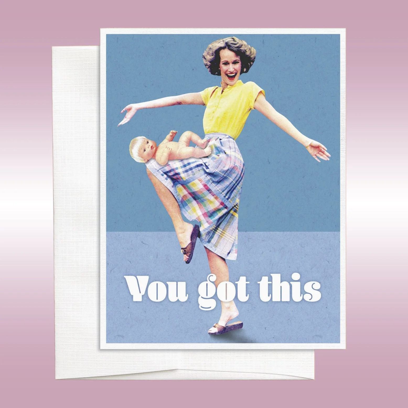 You Got This Baby Funny Greeting Card - Colossal Sanders.jpg