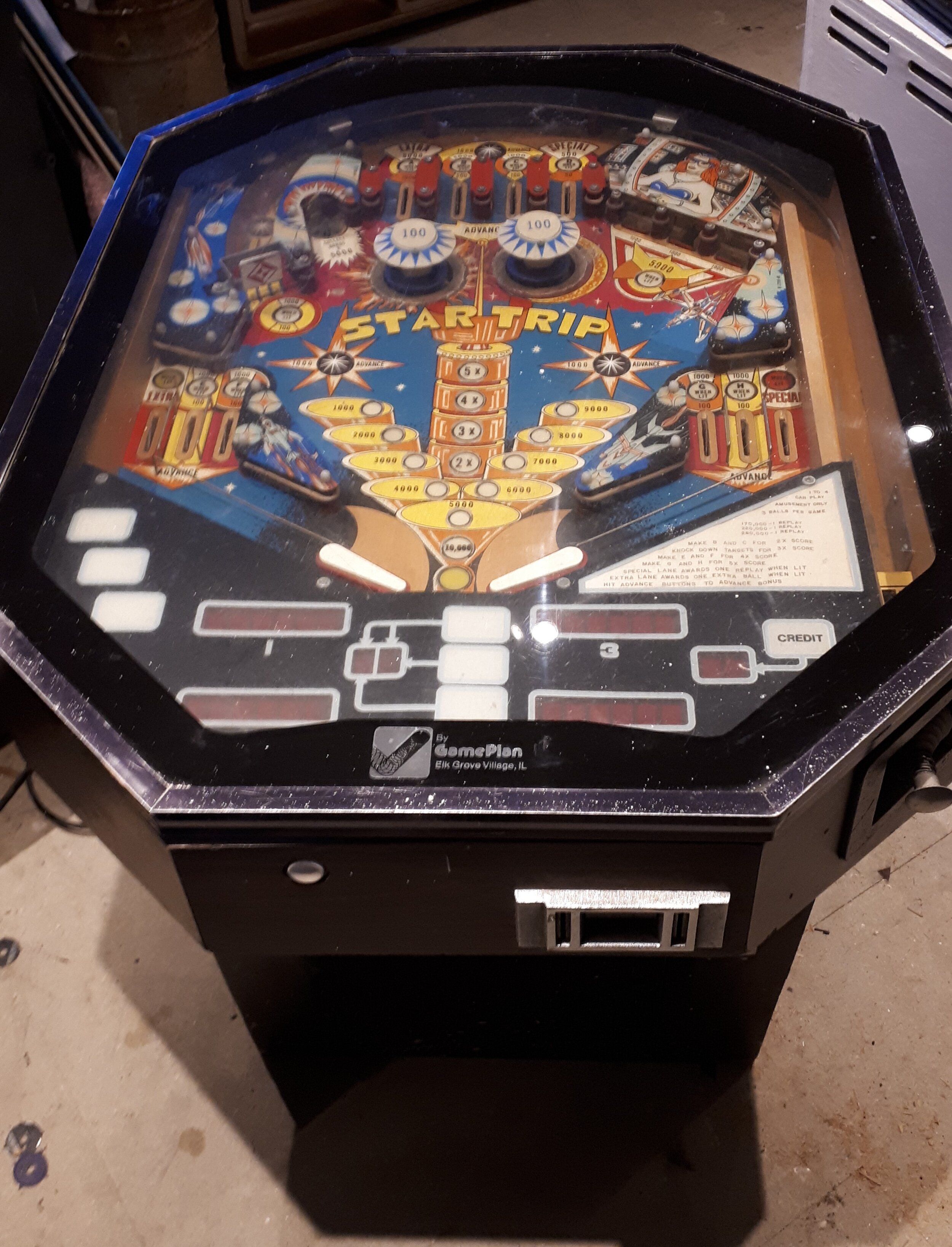 Game Plan Sharpshooter Pinball Machine — CoinOp King