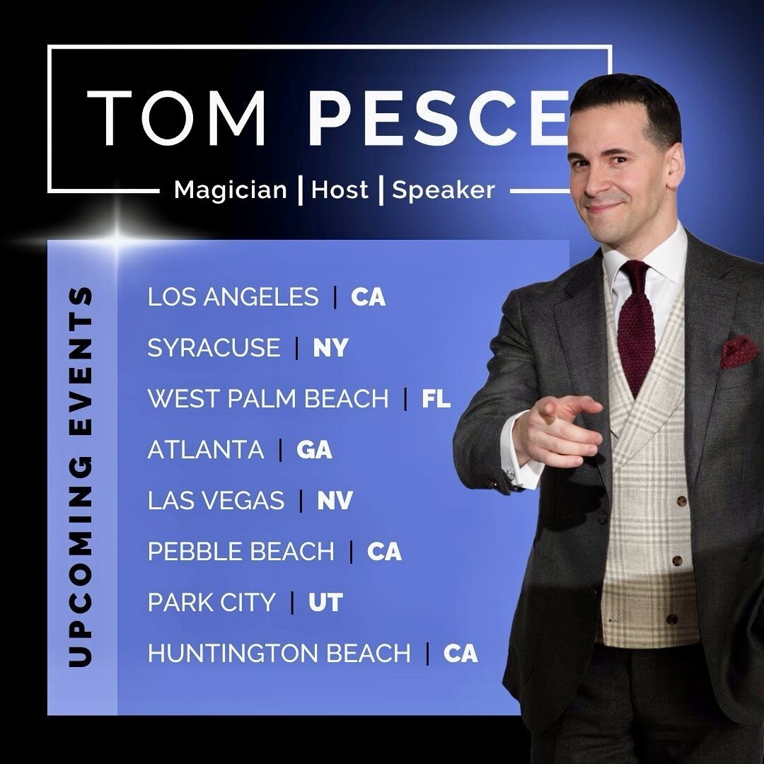 2024 is off to a great start with all new live keynotes and performances in the following cities! If you, your team, school district, or company are located in one of these areas, I'd love to get together when I&rsquo;m in town and talk about what we