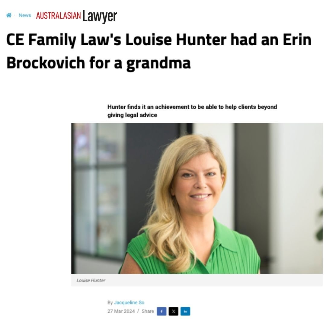 We are delighted to share that Family Lawyer, Louise Hunter, was recently interviewed by Australasian Lawyer for The Lawyer Mag! In this feature, Louise delves into her remarkable journey in family law, shedding light on her experiences and the impac